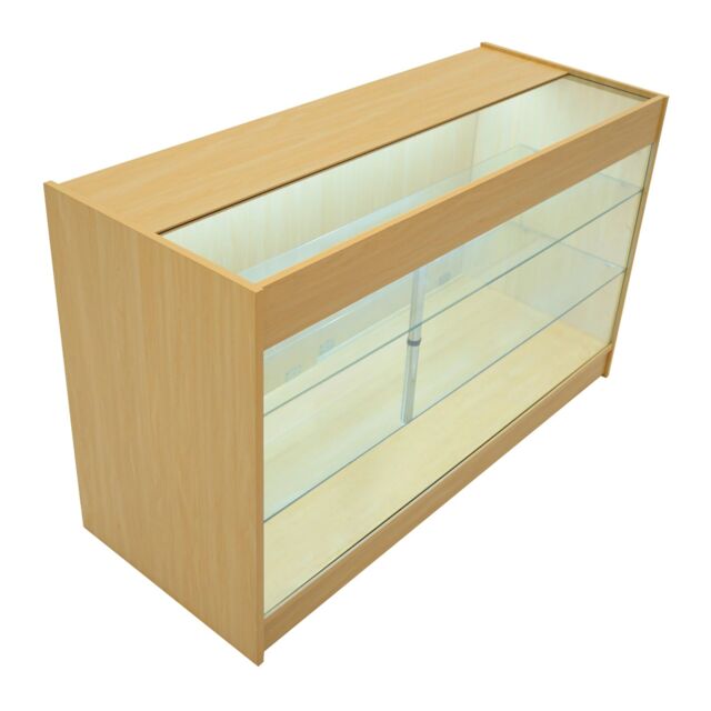 Monstershop LED Retail Shop Counter K1500 - Maple in Beige - image 1