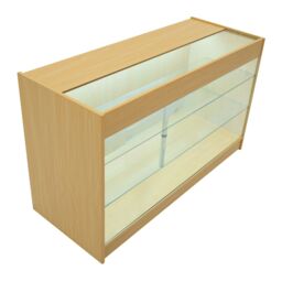 Monstershop LED Retail Shop Counter K1500 - Maple in Beige - thumbnail 1