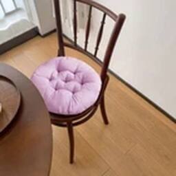 Havendro 2X Purple Round Chair Seat Pad Cushions Dining Garden Patio Pillow - thumbnail 4