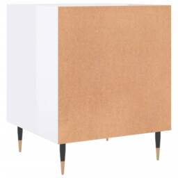 Berkfield Home Bedside Cabinets 2 pcs High Gloss White 40x40x50 cm Engineered Wood - Size: 40 x 40 x 50 cm - thumbnail 9