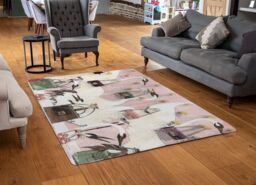 Benjamin Tate Design Fashion Heaven Rug in Natural - Size: Large - thumbnail 2