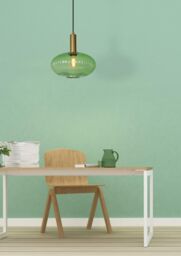 Lucide 'MALOTO' Dimmable Adjustable Indoor Stylish Retro Pendant Light 1xE27 in Green - thumbnail 4