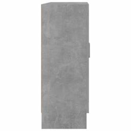 Berkfield Home Vitrine Cabinet Concrete Grey 82.5x30.5x80 cm Engineered Wood - thumbnail 7