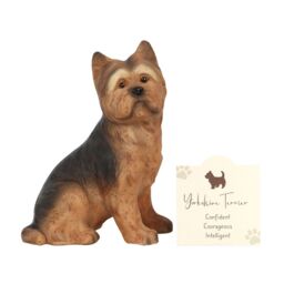 Something Different Resin Yorkshire Terrier Ornament in Brown