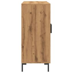 Berkfield Home Sideboard Artisian Oak 90x34x80 cm Engineered Wood in Brown - Size: 90 x 34 x 80 cm - thumbnail 6