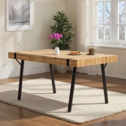 Seconique Treviso Dining Table in Light Oak - thumbnail 1