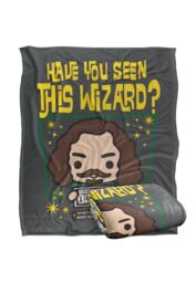 Harry Potter Have You Seen This Wizard? Sirius Black Chibi Officially Licensed Silky Touch Super Soft Throw Blanket 152x127 cm in White - thumbnail 2