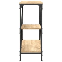 Berkfield Home Console Table Sonoma Oak 88.5x30x75 cm Engineered Wood in Brown - thumbnail 5