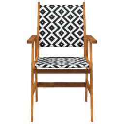 Berkfield Home Garden Chairs 2 pcs Solid Acacia Wood in Brown - thumbnail 5