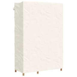 Berkfield Home Wardrobe 110x45x170 cm Bamboo in Brown - Size: 110 x 45 x 170 cm - thumbnail 6