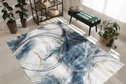 RugsX Emerald Rug in Blue - Size: 160 cm x 220 cm - thumbnail 5