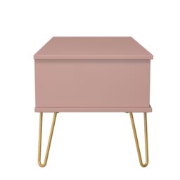 Ready Assembled 2 U Bexley 1 Drawer Coffee Table (Ready Assembled) in Dusty Pink - thumbnail 3