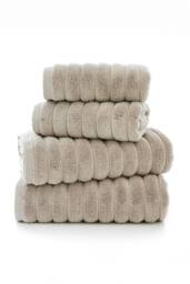 The Lyndon Company Premium Luxury Ribbleton Supersoft Cotton Bathroom Towels in Stone - thumbnail 3