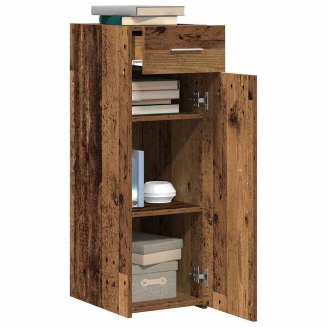 Berkfield Home Sideboard Old Wood 30x42, 5x93 cm Engineered Wood in Brown - image 1