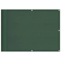 Berkfield Home Balcony Screen Dark Green 75x1000 cm 100% Polyester Oxford - thumbnail 2