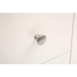 Cabinet Bits Trevi 4 Drawer Chest of Drawers Chrome Knob in Off-White - thumbnail 6
