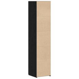 Berkfield Home Highboard Black Oak 40x42.5x185 cm Engineered Wood - thumbnail 8
