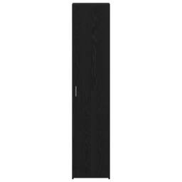 Berkfield Home Highboard Black Oak 40x42.5x185 cm Engineered Wood - thumbnail 6