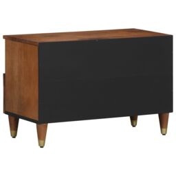 Berkfield Home TV Cabinet 70x33x46 cm Solid Wood Mango in Brown - Size: 70 x 33 x 46 cm - thumbnail 5