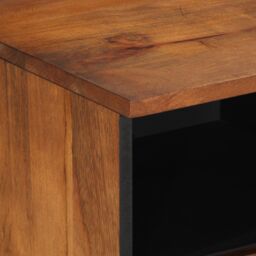 Berkfield Home TV Cabinet 70x33x46 cm Solid Wood Mango in Brown - Size: 70 x 33 x 46 cm - thumbnail 6