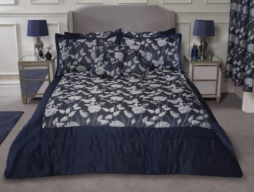 New Edge Blinds Meadows Bedspread in Blue - Size: Double - image 1