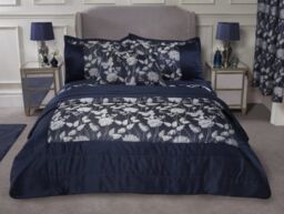 New Edge Blinds Meadows Bedspread in Blue - Size: Double - thumbnail 4