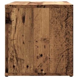 Berkfield Home TV Cabinet Old Wood 80x34x35.5 cm Engineered Wood in Brown - thumbnail 5