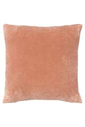 Furn Mangata Pleated Soft Velvet Cushion in Pink - Size: 45 cm x 45 cm - thumbnail 2