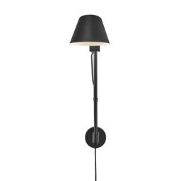 Nordlux Modern Indoor Wall Light Black Aluminium E27 On-Fixture Switch - No, IP20 - thumbnail 3
