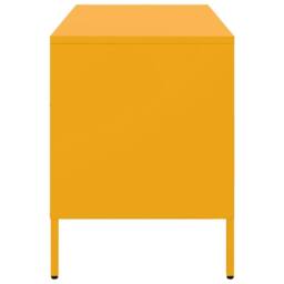 Berkfield Home TV Cabinets 2 pcs Mustard Yellow 68x39x50.5 cm Steel - thumbnail 8