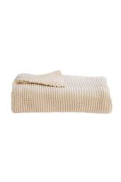 CHRISTY 'Oslo' Cosy Chunky Knit Throw in Light Beige - Size: 140 cm x 180 cm - thumbnail 2