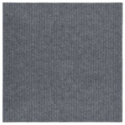 Berkfield Home Dirt Trapper Carpet Runner 100x100 cm Grey - Size: 100 cm diameter - thumbnail 1
