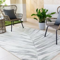 Livabliss Roma-Modern Green Grey Ivory Living Dining Bedroom Rug - Size: 200 cm x 275 cm - thumbnail 1