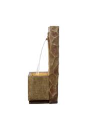 Teamson Home 81cm Spa-Style Outdoor Waterfall Fountain LED Lighting, Brown - thumbnail 6