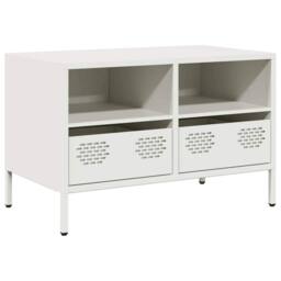 Berkfield Home TV Cabinet White 68x39x43.5 cm Cold-rolled Steel
