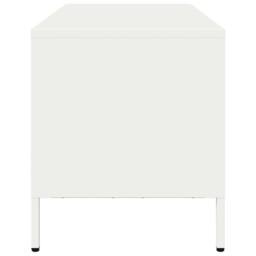 Berkfield Home TV Cabinet White 68x39x43.5 cm Cold-rolled Steel - thumbnail 6