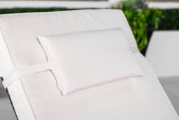 Thats Furniture Rattan Sun Lounger Sun bed 6 Recline Positions with Cover in Brown - thumbnail 6