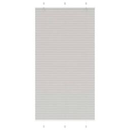 Berkfield Home Pleated Blind Light Grey 105x200 cm Fabric Width 104.4 cm Polyester - thumbnail 2