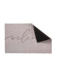 Artsy Mats Taupe Welcome Indoor Washable Doormat 80x50cm - Size: 50 cm x 80 cm - thumbnail 3