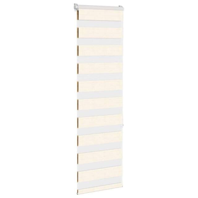 Berkfield Home Elegant Zebra Blind Marble Beige 50x150 cm Fabric Width 45.9 cm P - image 1