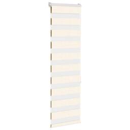 Berkfield Home Elegant Zebra Blind Marble Beige 50x150 cm Fabric Width 45.9 cm P