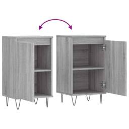 Berkfield Home Sideboard Grey Sonoma 40x35x70 cm Engineered Wood - Size: 40 x 35 x 70 cm - thumbnail 9