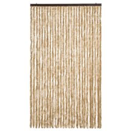 Berkfield Home Insect Curtain Beige 118x220 cm Chenille - thumbnail 3