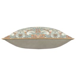 Morris & Co Strawberry Thief Piped Outdoor Cushion in Beige - Size: 50 cm x 50 cm - thumbnail 4