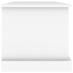 Berkfield Home Storage Box White 70x40x38 cm Engineered Wood - Size: 70 x 40 x 38 cm - thumbnail 7