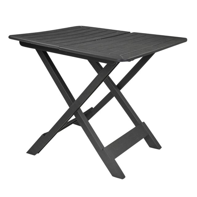 EONLION Portable Folding Camping Weatherproof Plastic Picnic Tray Table Garden Furniture in Black - image 1