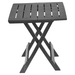EONLION Portable Folding Camping Weatherproof Plastic Picnic Tray Table Garden Furniture in Black - thumbnail 2