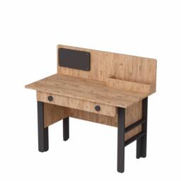 Destina Home Valerin Computer Desk with Shelves & Drawer in Tan - Size: 1 Pack - thumbnail 2