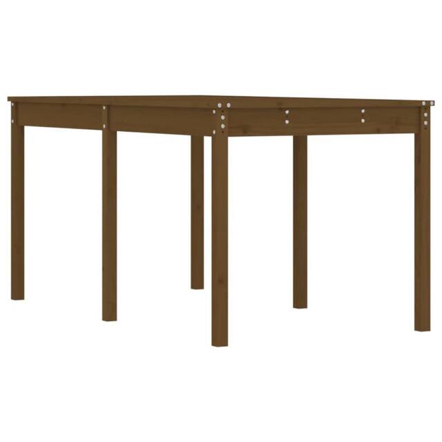 Berkfield Home Garden Table Honey Brown 159.5x82.5x76 cm Solid Wood Pine - image 1
