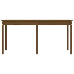 Berkfield Home Garden Table Honey Brown 159.5x82.5x76 cm Solid Wood Pine - thumbnail 5